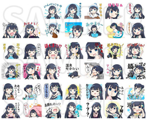 帆南美ちゃんのLINEスタンプ