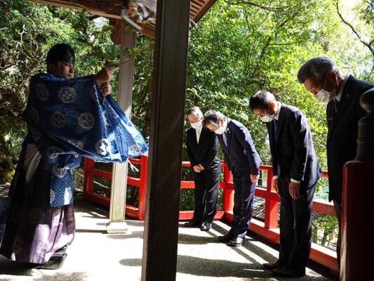 4月1日（金）阪田祭祀遺跡式典を行いました